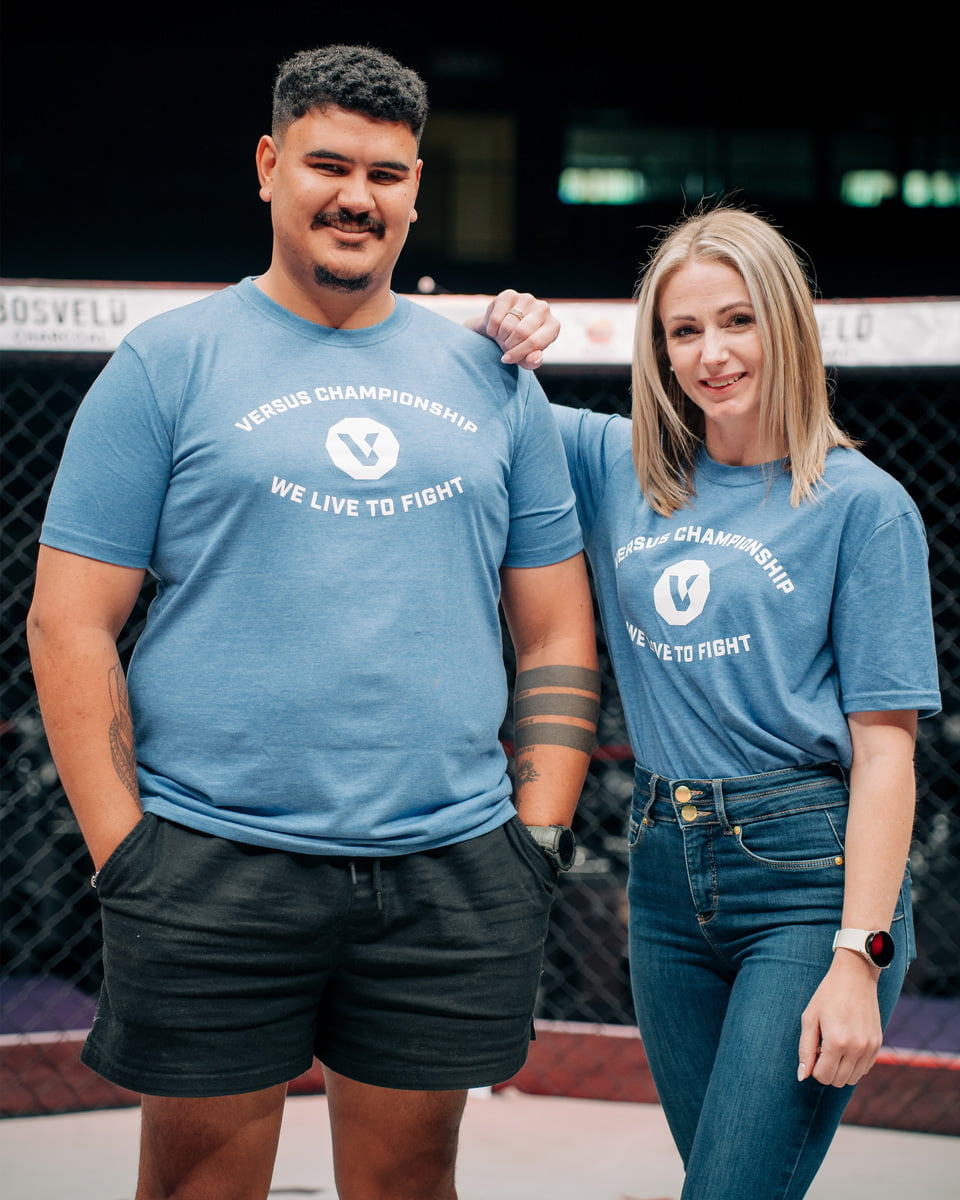 Championship T-Shirt – Blue / White