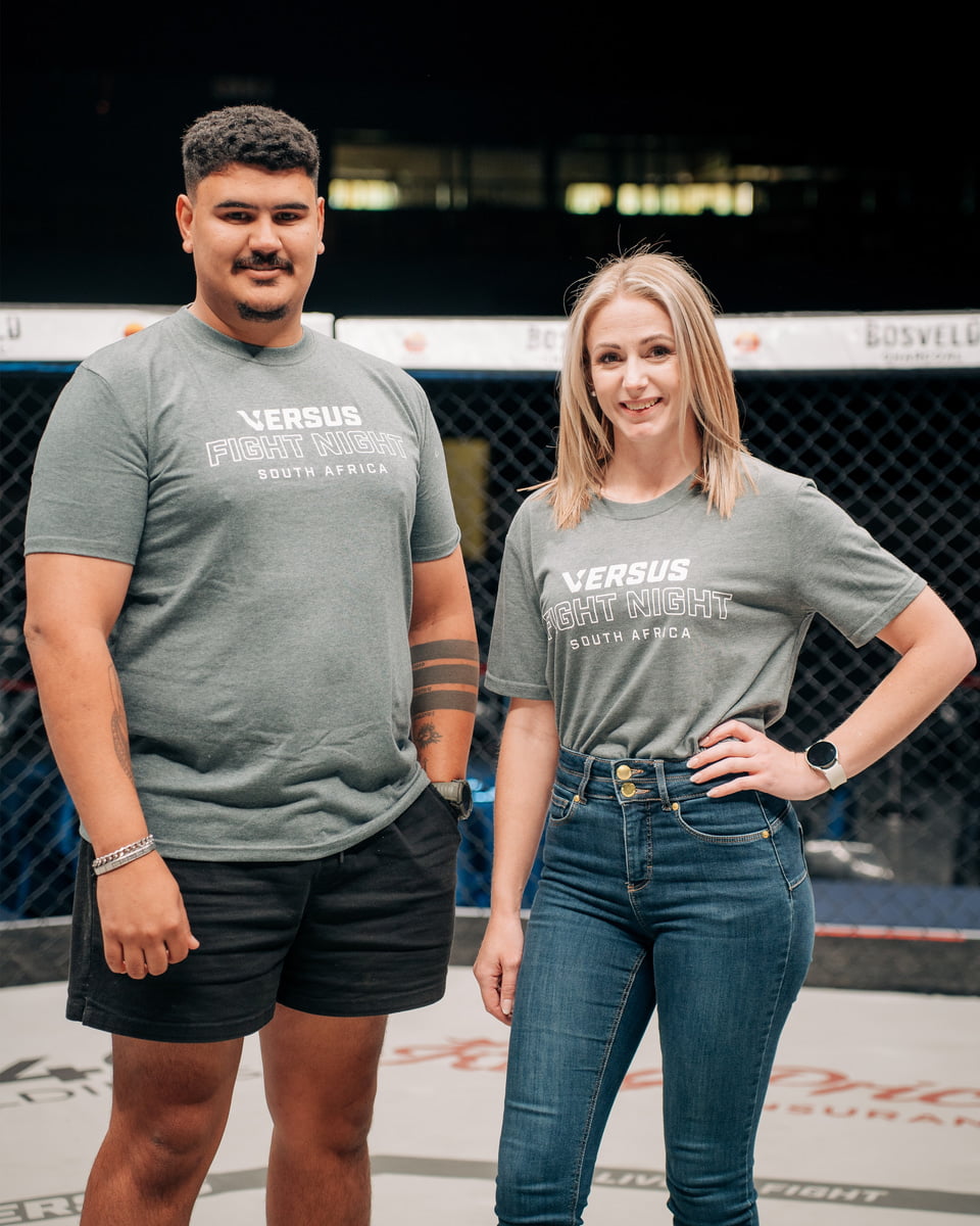 Hollow Fight Night T-Shirt – Heather / White