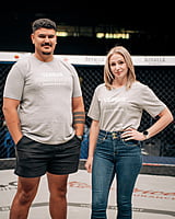 Hollow Fight Night T-Shirt – Grey / White